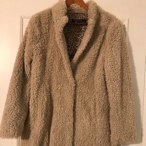 Beige Kenneth Cole fall/winter coat